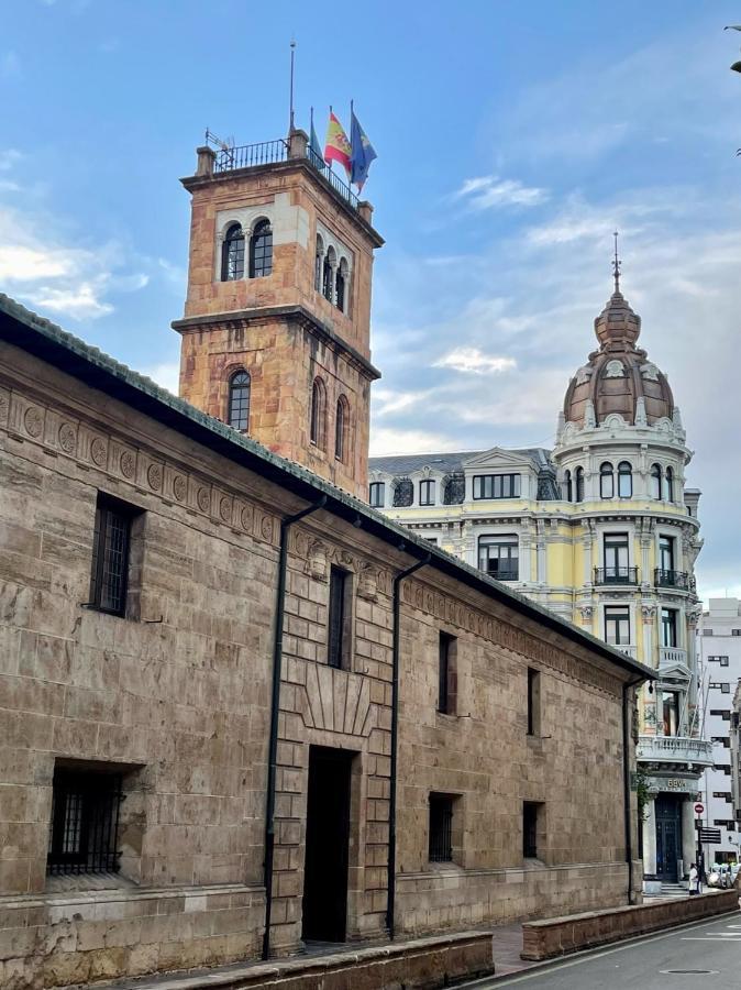 奥维耶多Atico Al Lado Del Ayuntamiento公寓 外观 照片