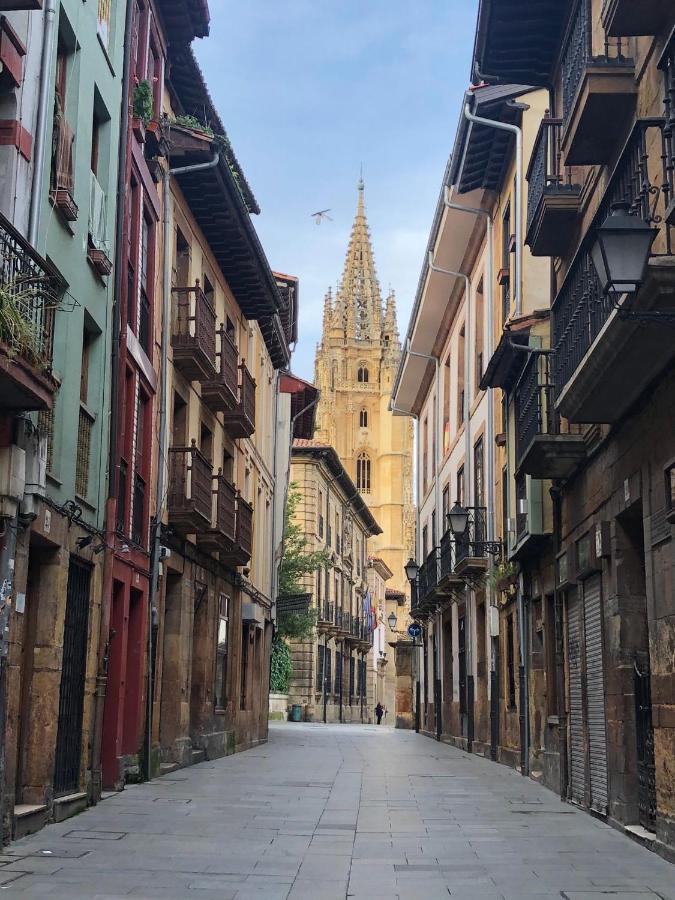 奥维耶多Atico Al Lado Del Ayuntamiento公寓 外观 照片